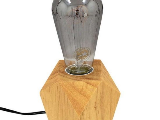 Φωτιστικό Επιτραπέζιο Rhombus 99401 1xE27 8x8x8cm Natural GloboStar