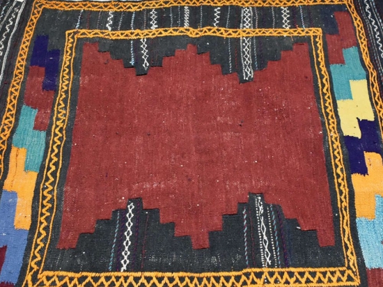 Χειροποίητο Χαλί Persian Kilim Wool Red-Multi 106Χ100 106X100cm