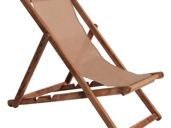 Σεζλόνγκ Λήμνος HM11707.04 55,5x97x105cm Χωρίς Μπράτσα Με Πανί Moca Walnut