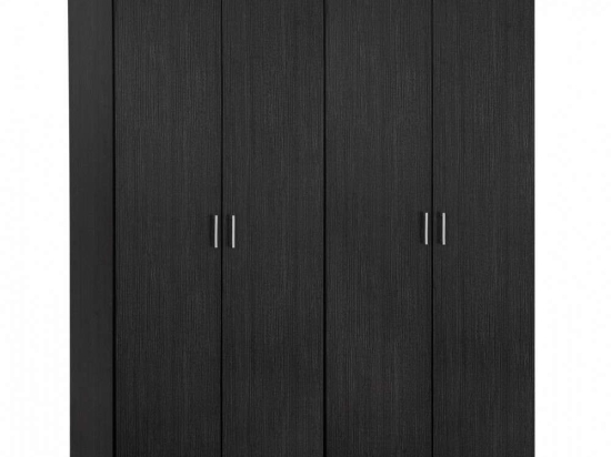 Ντουλάπα Τετράφυλλη HM11350.01 160x42x181cm Zebrano Τετράφυλλη Μελαμίνη