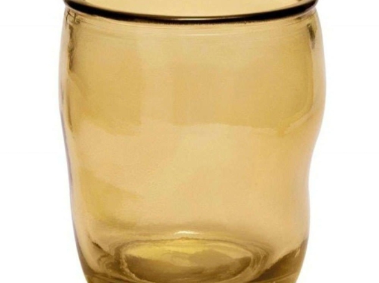 Ποτηροθήκη Ambar LBTAH-BA22573 Φ8x10cm Honey Andrea House Γυαλί
