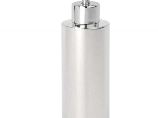 Δοχείο Κρεμοσάπουνου Mirror AH-BA69314 Φ5,5x18cm Inox Andrea House Ανοξείδωτο Ατσάλι