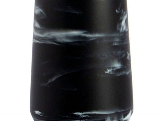 Ποτηροθήκη Marble LBTAH-BA71013 Φ12cm Black Andrea House Πολυρεσίνη