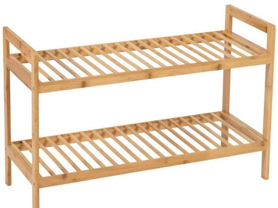Ραφιέρα Μπάνιου AH-MU73106 70x26x40cm Natural Bamboo