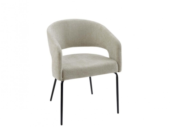 Καρέκλα Mila AH-MU74107 56x56x82cm Beige