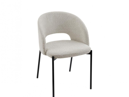 Καρέκλα Elia AH-MU74109 57x52x76,5cm Ecru
