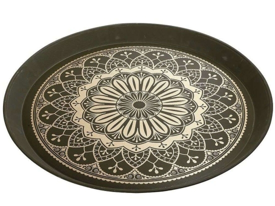 Διακοσμητικός Δίσκος ASL101 Φ46,5x3cm Green Espiel Πολυπροπυλένιο