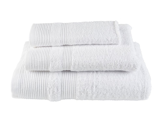 Πετσέτα 917 White Astron Χεριών 30x50cm 100% Βαμβάκι