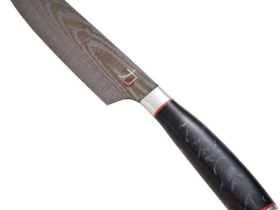 Μαχαίρι Santoku Tetsu BG04128MBK 17,5cm Black Bergner Ανοξείδωτο Ατσάλι