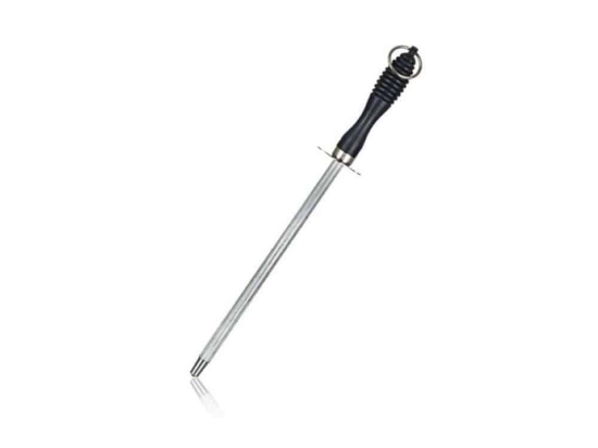 Ακονιστήρι Μαχαιριών Apetit BQ25022029 29cm Silver-Black Banquet Μονή Ατσάλι