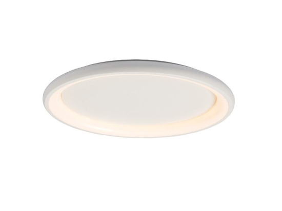 Φωτιστικό Οροφής - Πλαφονιέρα Led BR71LEDC61WH 48W 3000K 4610lm D61XH8,5 White Aca Decor Μέταλλο
