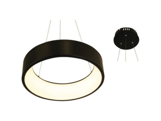 Φωτιστικό Οροφής Led BR81LEDP45BK 34W 3000K 1700lm D45XH120 Black Aca Decor Μέταλλο