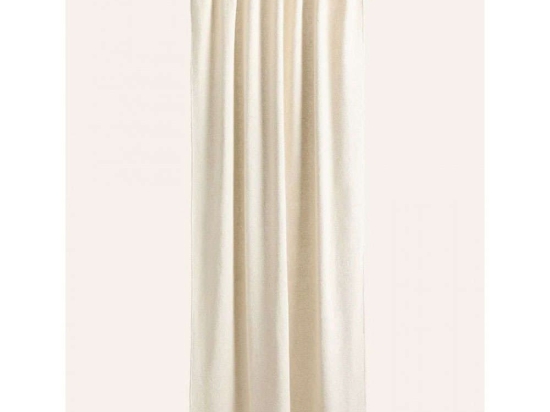 Κουρτίνα Knit Mateo CAMATEO140CRU Ecru Calma House 140X280 140x280cm 100% Βαμβάκι