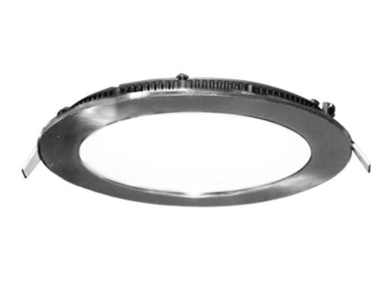 Πάνελ Χωνευτό Delfi Led Slim DELFI2630RNM Φ30cm 26W 3000K Nickel Aca Στρόγγυλο
