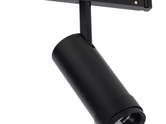 Σποτ Μαγνητικής Ράγας Zoomable EDNA2030B Φ5,8x15,2cm Led 1650lm 20W 3000K Black Aca