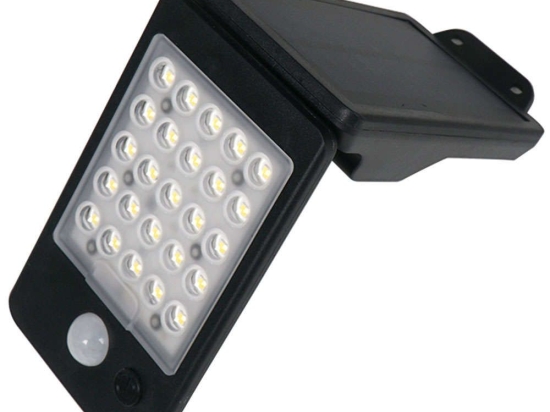 Φωτιστικό Τοίχου Ηλιακό Με Αισθητήρα ELISA2B 8x14,1cm Led 200lm 2W 4000K Black Aca