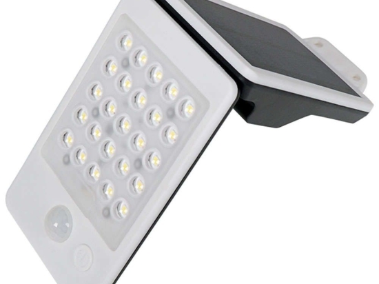 Φωτιστικό Τοίχου Ηλιακό Με Αισθητήρα ELISA2W 8x14,1cm Led 200lm 2W 4000K White Aca