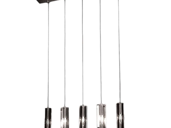 Φωτιστικό Οροφής FALLMD45125A 5xG4 20W 60x8x120cm Clear-Silver Aca