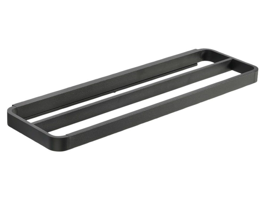 Κρεμάστρα Πετσέτας Διπλή Rim 14639 44x12,5x2,5cm Black Zone Denmark Αλουμίνιο