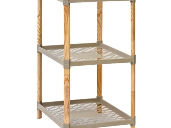 Ραφιέρα 0243603 45x38x79cm Natural-Beige