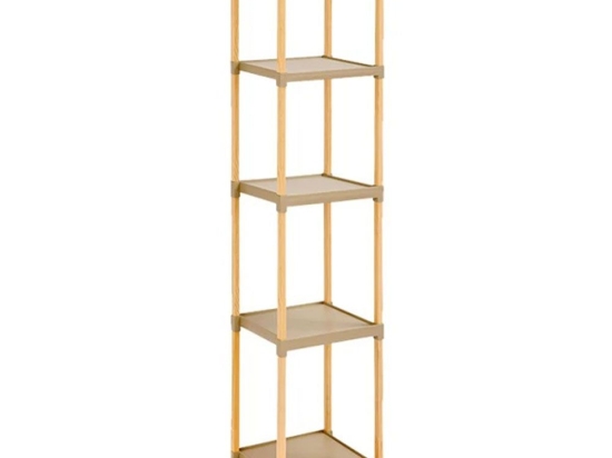 Ραφιέρα 0243600 28x25x137cm Natural-Beige