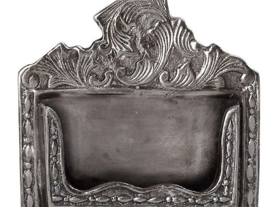 Καρτοθήκη FLA324 13x2x14cm Silver Espiel Αλουμίνιο