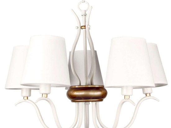 Φωτιστικό Οροφής FMD32475W Φ50x71,6cm 5xE14 40W Cream Aca
