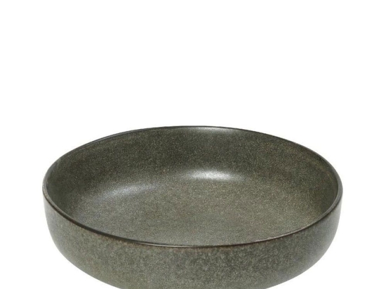 Πιάτο Βαθύ Etna Step FRL114K4 Φ17,5x4,5cm Olive Espiel Πηλός