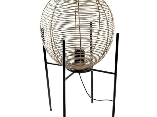 Φωτιστικό Δαπέδου FUT401 30x30x54,5cm Gold-Black Espiel