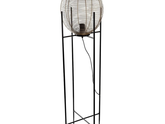 Φωτιστικό Δαπέδου FUT403 30x30x112,5cm Gold-Black Espiel