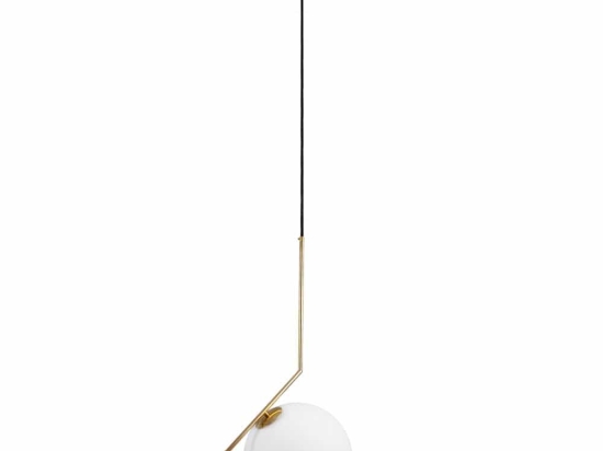 Φωτιστικό Οροφής Monroe 00956 E27 Φ30x75cm White-Gold GloboStar