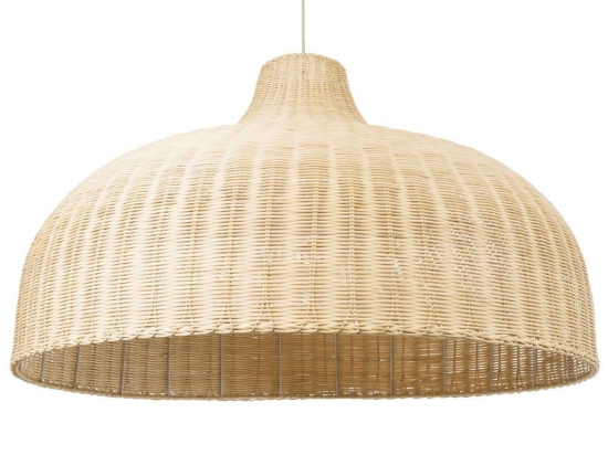Φωτιστικό Οροφής Afuru Boho 01829 Φ100x60cm 1xE27 Beige GloboStar