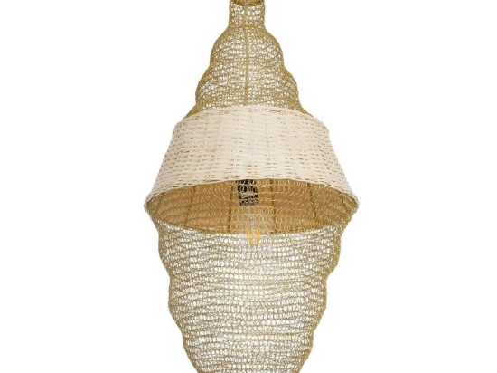 Φωτιστικό Οροφής Kentucky 01910 Φ40x80cm 1xE27 IP20 Beige GloboStar