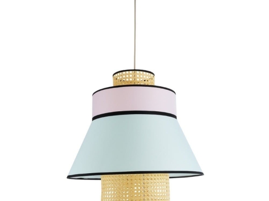 Φωτιστικό Οροφής Κρεμαστό Journey 01920 Boho 1xE27 IP20 50x54cm Pink-Blue GloboStar