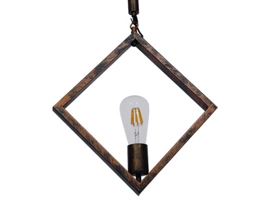 Φωτιστικό Οροφής Alco 01023 Brown GloboStar Μέταλλο
