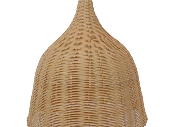 Φωτιστικό Οροφής D45 Nath 01203 Beige GloboStar Ψάθα