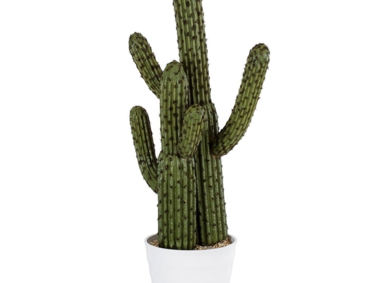 Τεχνητό Φυτό Σε Γλάστρα Carnegiea Cactus 20100 63cm Beige-Green Globostar Polyurethane