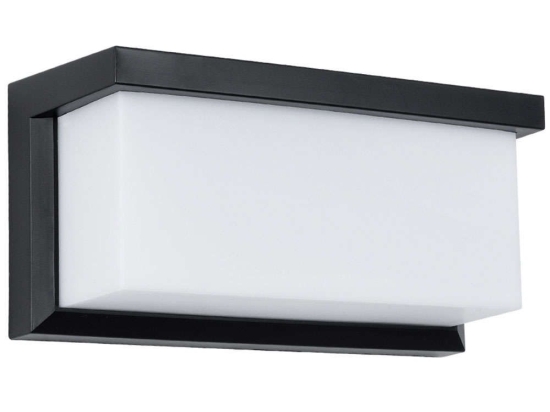 Φωτιστικό Τοίχου - Απλίκα Cityscape 60699 23,5x11x10cm Led 1890lm 18W 45000K Black GloboStar