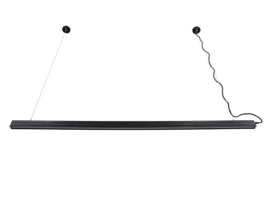 Φωτιστικό Οροφής Γραμμικό Linear Office LED 61025-S 120x2x4cm 18W 2700K Black GloboStar