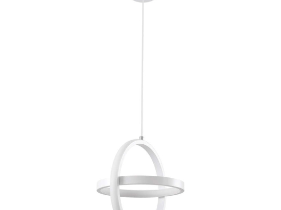 Φωτιστικό Οροφής Alice 61056 Led 20W  25x22x25cm White GloboStar Αλουμίνιο
