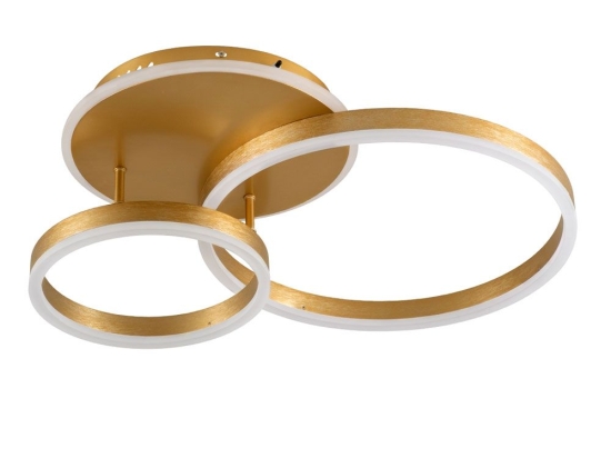 Φωτιστικό Οροφής Venom 61122 Led 67W Φ25x40cm Gold GloboStar