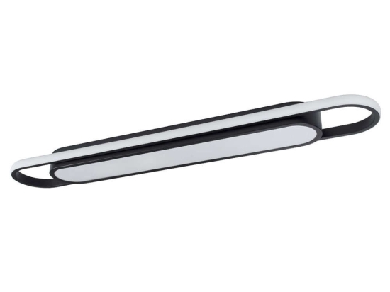 Φωτιστικό Οροφής-Πλαφονιέρα Igor 61218 81x13x4,5cm Led 5760lm 48W Black GloboStar