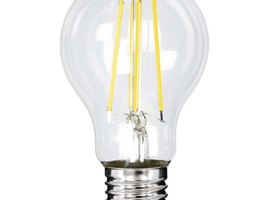 Λαμπτήρας Led Long Filament 99091 Φ6x11cm A60 E27 4W 840lm 4000K Clear GloboStar 4W