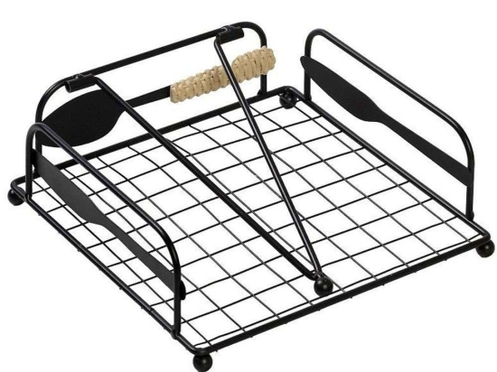 Χαρτοπετσετοθήκη GOR105K4 18x18cm Black Espiel Μέταλλο