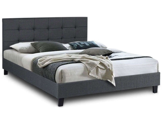 Κρεβάτι Για Στρώμα 160x200cm Sissy 0224248 212,5x166x90cm Anthracite Διπλό