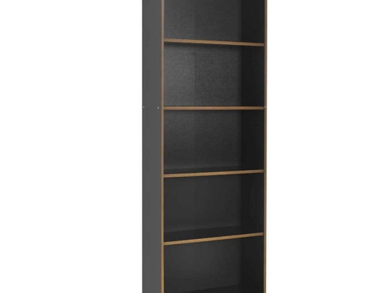 Βιβλιοθήκη Max 0248579 64x26x182cm Anthracite