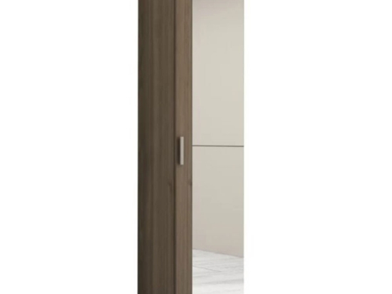 Παπουτσοθήκη - Ντουλάπι Με Καθρέπτη Visla 0260578 45x36x187cm Walnut