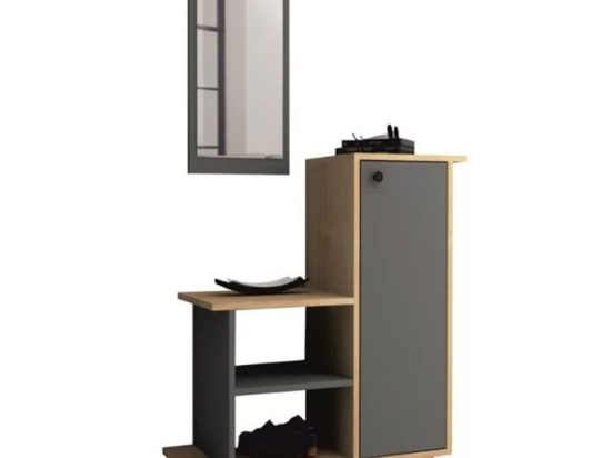 Έπιπλο Εισόδου Cute 0256493 90x35x95cm Sonoma-Anthracite