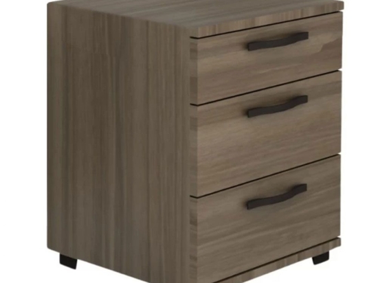 Κομοδίνο - Συρταριέρα Γραφείου Roco 0258634 40x39x57cm Walnut