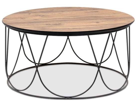 Τραπέζι Σαλονιού Burano 0216645 83x83x41cm Natural